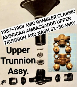 Kit muñón superior AMC, Rambler, Nash 10,20,80 y '52-56, 1957-1963 = 1 coche O.E.R. - Imagen 1 de 8