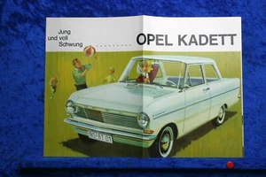 Opel Kadett A Limousine 1962 Prospekt (A1121) FAKSIMILE Archiv Verlag - Bild 1 von 5
