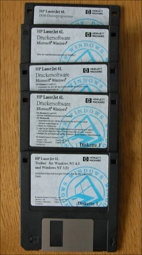 Druckertreiber für HP LaserJet 6L - W3.11, W95, NT3.51, NT4.0 - Bild 1 von 1