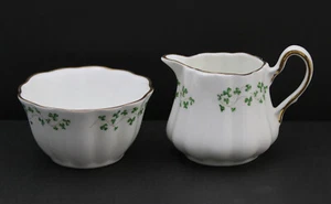 Vintage Royal Tara SHAMROCK Creamer and Open Sugar Set. Ireland - Picture 1 of 5