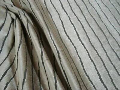 1 of 5 Yds SCALAMANDRE Fabric VELVET 26840 DUNE Gray Upholstery 54" w BTY - Image 1 of 4