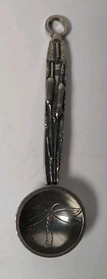CROSBY & TAYLOR Pewter Dragonfly Measuring Spoon or Coffee Scoop 5.25" - Image 1 of 4