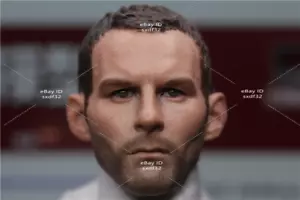 1:6 Male Ryan Giggs Head Sculpt Carved For 12" Action Figure Body Soldier Toys - Picture 1 of 8