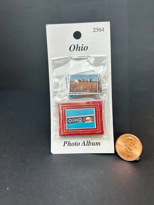 Кукольный домик миниатюрный фотоальбом "Огайо" с 10 + фотографии Огайо, 1:12 - Изображение 1 из 2