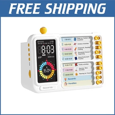 Visual Countdown Timer with Planning Board for Effective Study & Chores - Image 1 of 4