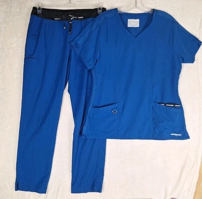 Conjunto Médico Skechers By Barco Mujer L Top y M Bolsillo Carga Cuidador Azul Foto 1 de 4