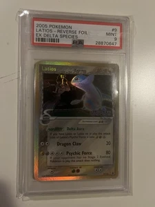 Latios 9/113 EX Delta Species Reverse Holo Stamped, PSA 9 Mint - Bild 1 von 3