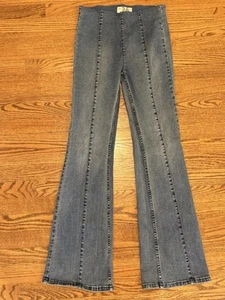 Pantalones de mezclilla Free People We The Free 26 Boho Penny Lane con costura delantera acampanada - Imagen 1 de 16