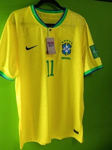 Nike Brazil 2022 Home Dri-Fit ADV Isaiah New With Tags - Picture 1 of 5