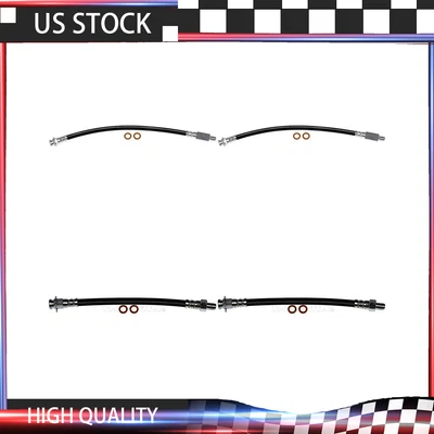 Manguera de freno delantera trasera línea de freno 4X para Chevrolet Corvette 1963 1964 1965 1966 Foto 1 de 4