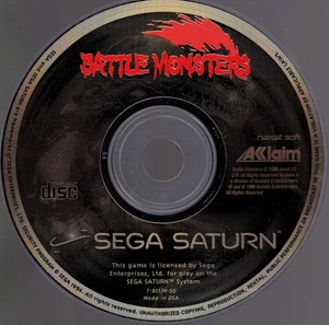 Battle Monsters - Sega Saturn - Disc Only - Bild 1 von 1