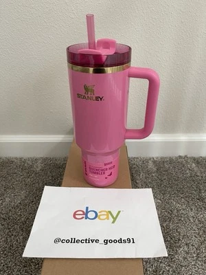 AUTHENTIC Stanley x Wicked Glinda 40oz Tumbler H2.0 FlowState Quencher NEW - Image 1 of 4