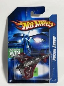Hot Wheels Poison Arrow Rojo Oscuro "Instant Win" Hecho en 2007 ¡NUEVO! - Imagen 1 de 4