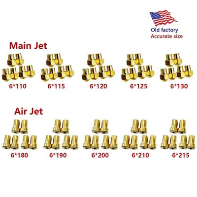 Kit de chorro para Weber 40/42/45/48/50 DCOE/IDF corrector de aire de chorro principal 60 chorros Foto 1 de 4