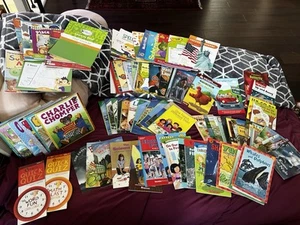 Lot Of Approximately 100 Assorted Leveled Readers & Workbooks (Reading & Math) - Picture 1 of 13
