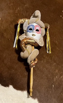 Colorful Hand Hold Italian Mask, Venice - Image 1 of 4