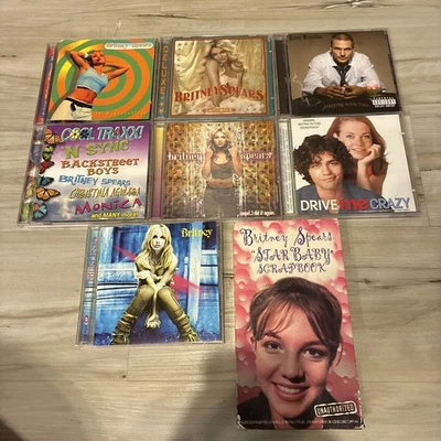 BRITNEY SPEARS CD & VHS LOT Circus Deluxe In Conversation Kevin Federline Cool Foto 1 de 4