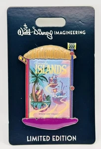 Disney Pin 2022 WDI Inside Out Heavenly Islands Poster LE 250 D23 MOG DEC - Picture 1 of 3