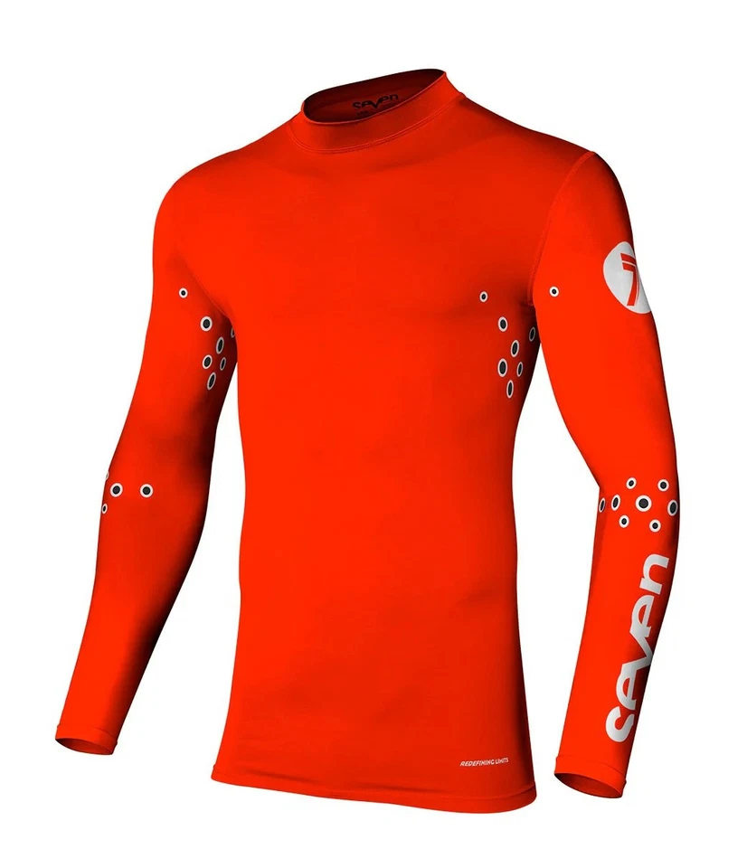 Seven Zero Laser Cut Compression Jersey Red Size Large - Image 1 of 1