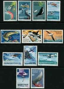 MINT 1973 AAT ANTARCTIC DEFINITIVES FOOD CHAINS AND AIRCRAFT STAMP SET - Picture 1 of 1