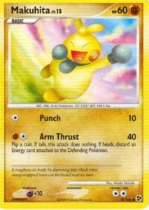 2x (pok-GE-078) Makuhita (C) Pokemon D&P Great Encounters Card # 78 - Picture 1 of 1