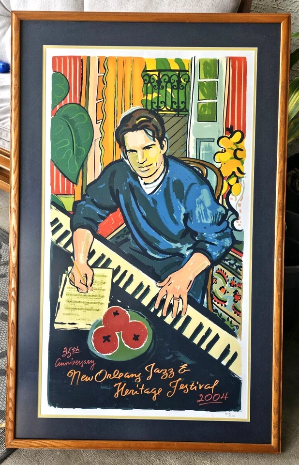 Póster del Festival de Jazz de Nueva Orleans Harry Connick Jr 2004 edición limitada/10.000 Foto 1 de 4