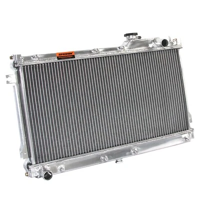 Radiador de aluminio para Mazda Miata MX-5 LE SE 1990-1997 1,6 L L4 2 filas MT 1140 Foto 1 de 4