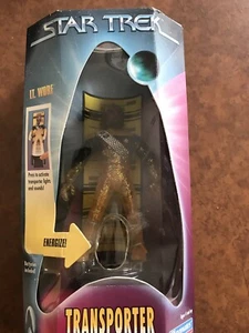 Star Trek the Next Generation Lt. Worf Playmates Transporter Series 1998 New - Picture 1 of 2