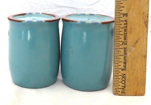 Set sale e pepe Dansk Mesa blu turchese 2,3/4 pollici - con tappi - Foto 1 di 4