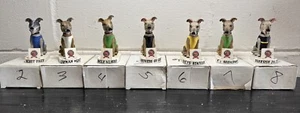 Vintage Derby Lane Match Up Race Near Complete Set Greyhound Dog Bobblehead 2-8 - Picture 1 of 10