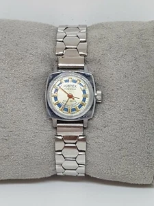 Vintage ladies Justex full anker analog manual -wind wrist watch 70's - Picture 1 of 8