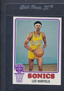 1973/74 Topps #042 Lee Winfield Sonics NM/MT *526 - Picture 1 of 1