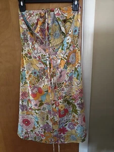 Target Liberty of London Ruffled Halter Dress in Multicolor Floral Print XS  - Picture 1 of 6