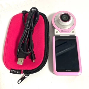 CASIO EXILIM EX-FR100L Pink Compact Digital Camera 10.2 MP From Japan Used - Picture 1 of 4
