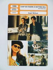 CARTE FICHE CINEMA 1999 COUP DE FOUDRE A NOTTING HILL Julia Roberts Hugh Grant R