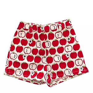 Gymboree vintage 2003 CANDY APPLE flowers & apples SHORTS size 6 NWOT - Picture 1 of 1