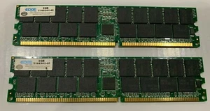 EDGE 4GB (2x2GB) PC3-10600 (DDR3-1333) K5240-217617-PE DESKTOP RAM 5160301-40 - Picture 1 of 3
