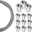 1 Set fastener clips Premium Stainless Steel Sturdy Wire Rope and Cable