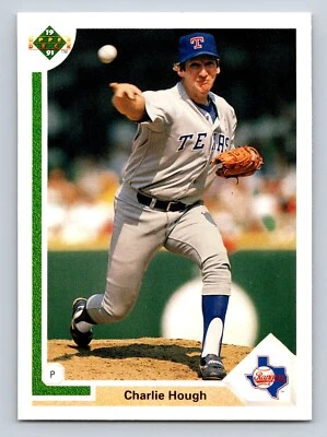 Charlie Hough 1991 Upper Deck #313 Texas Rangers - Image 1 of 2