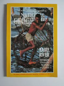 National Geographic November 1991 Zaire River Alaska Hwy Insect Giants * - Picture 1 of 2