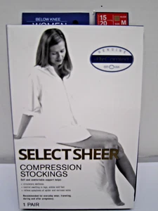 Dr. Comfort Select Sheer-15-20/MMHG Unterhalb des Knies Damen Kompressionsstrümpfe.  - Bild 1 von 3