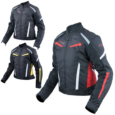 Textil Motorrad Damenjacke Wasserdichte Reflexstreifen Reise - Bild 1 von 3