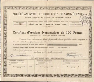 HOUILLÈRES de SAINT-ETIENNE (LOIRE 42) (M) - Foto 1 di 1