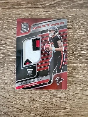 2022 Spectra Next Era Desmond Ridder RC 3-Color Patch /99 Red/Black Rookie - Image 1 of 4
