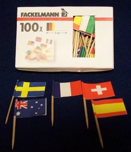 FACKELMANN 100 PZ RACCOGLITORI COCKTAIL / STUZZICADENTI PER ALIMENTI - Foto 1 di 1