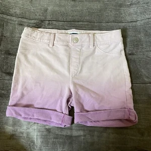 Girl’s Old Navy Purple Ombre Cuffed Bermuda Shorts L 10-12 - Picture 1 of 4