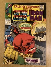TALES OF SUSPENSE 90 Captain America Iron Man 1967 Marvel RAK-13