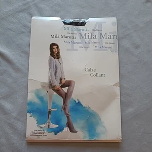 Mila Marutti Hosiery Calze Colant Women's Black "Adriana" S Pantyhose - Picture 1 of 6