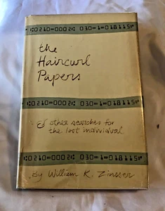 The Haircurl Papers & other searches for the lost individual /Zinsser 1st Signed - Picture 1 of 7