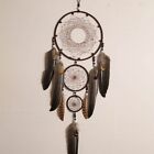 Dream Catcher Wall Ornament with Turquoise Pendant Modern and Chic Room Decor